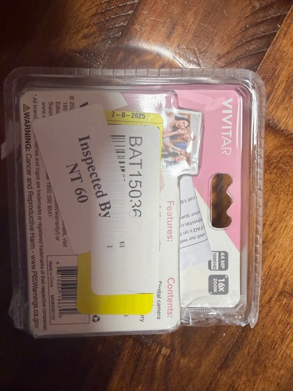 Vivitar PopSnap Pink Compact Digital Camera - Portable Point & Shoot